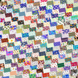 Colorful Patchwork Quilt Pattern