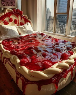 Strawberry Cake Bed