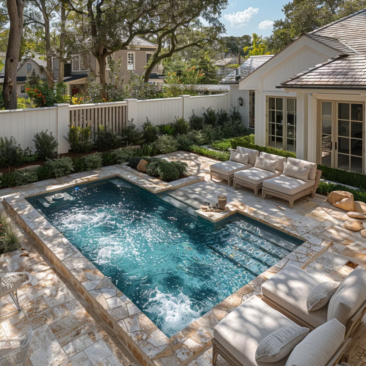 Backyard Pool Patio