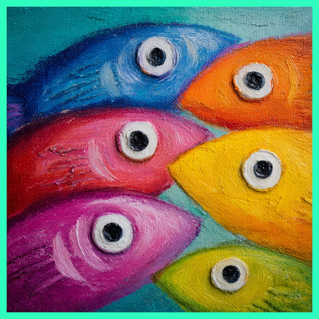Colorful Fish Heads