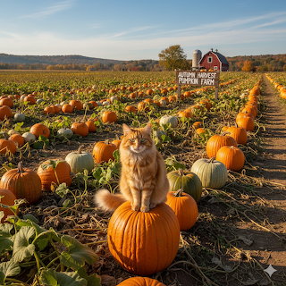 Pumpkin Patch Kitty