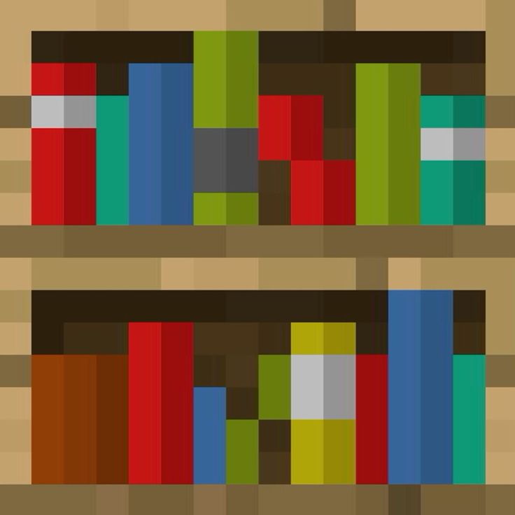 Colorful Bookshelf Pattern