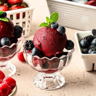Berry Sorbet Dessert