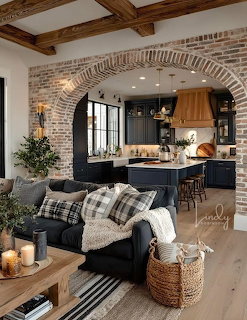 Cozy living room interior with warm lighting and comfortable furniture