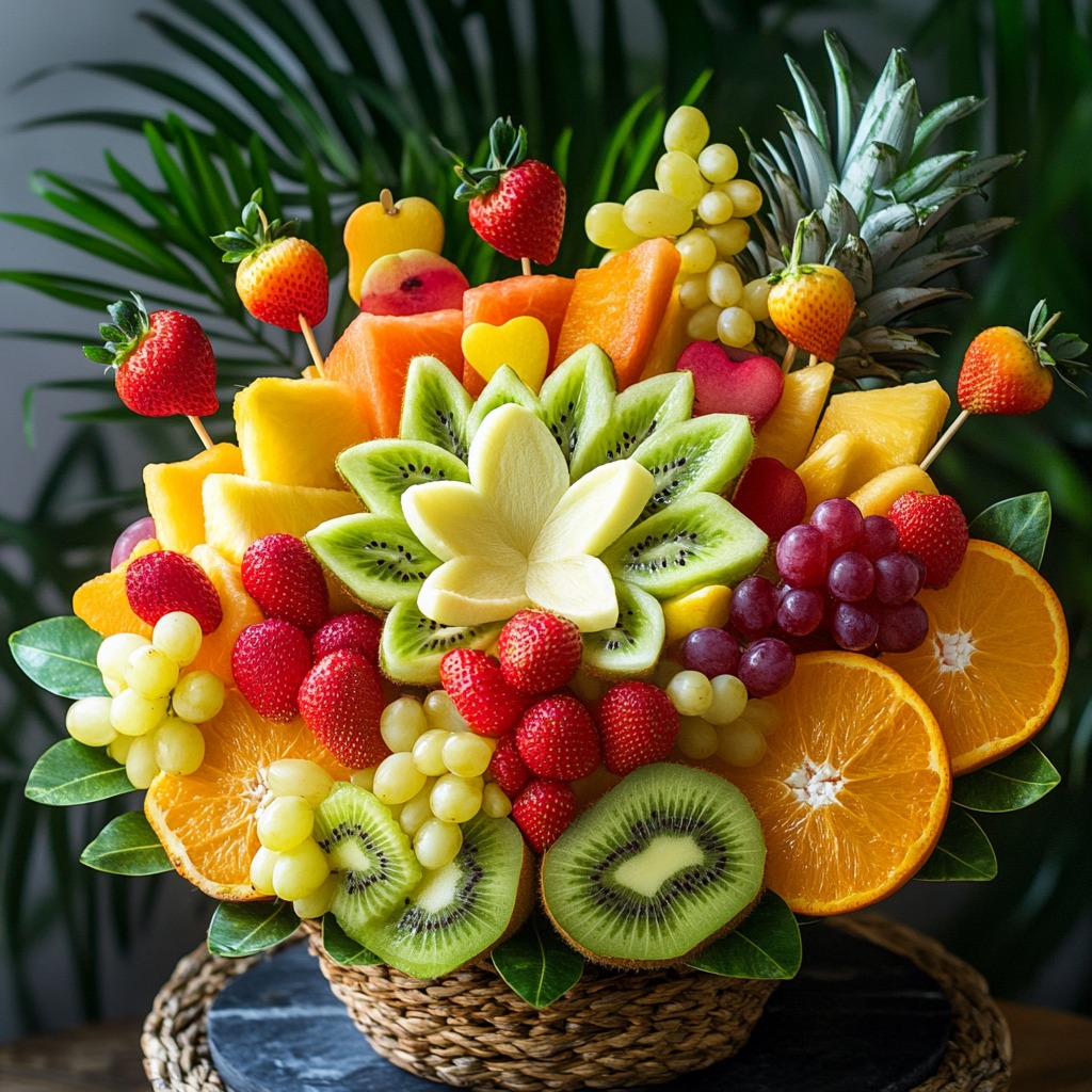 Fruit Bouquet Basket
