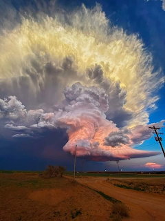Supercell Thunderstorm Texas