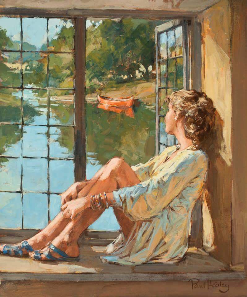 Girl Watching the Water