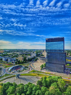 Modern City Architecture Aerial