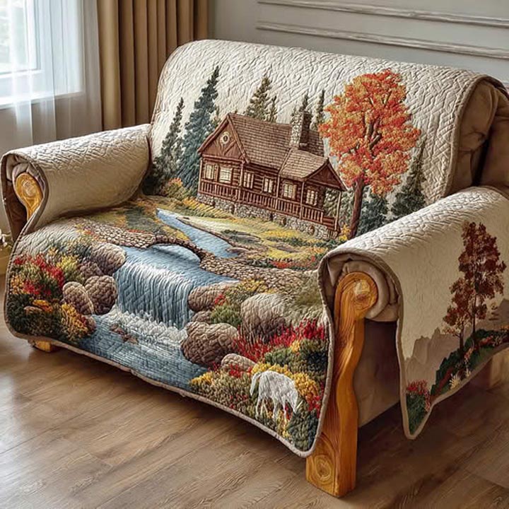 Cabin Scene Quilt