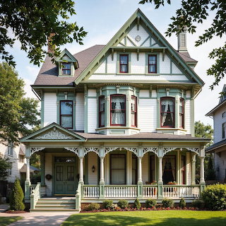 Victorian House with Porch