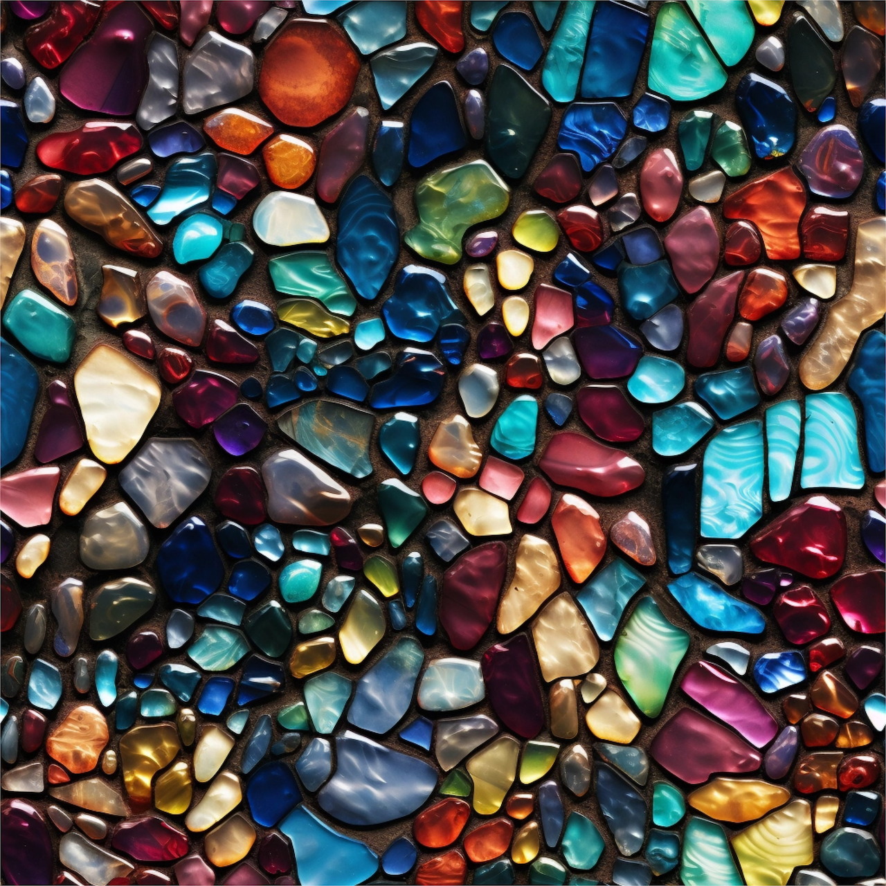 Colorful Glass Stones