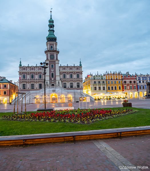 Zamość Town Hall Square
