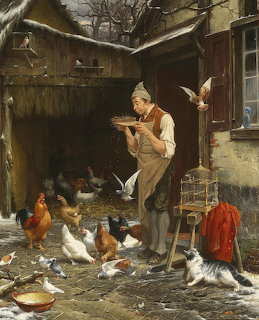 Pigeon Lover Painting