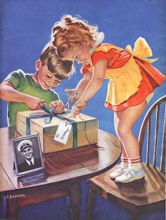Vintage Father's Day Illustration