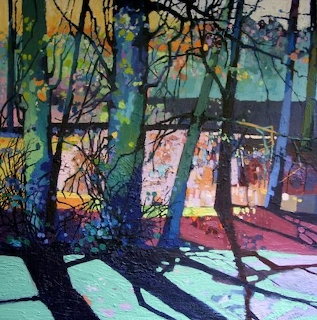 Autumn Shadows Painting