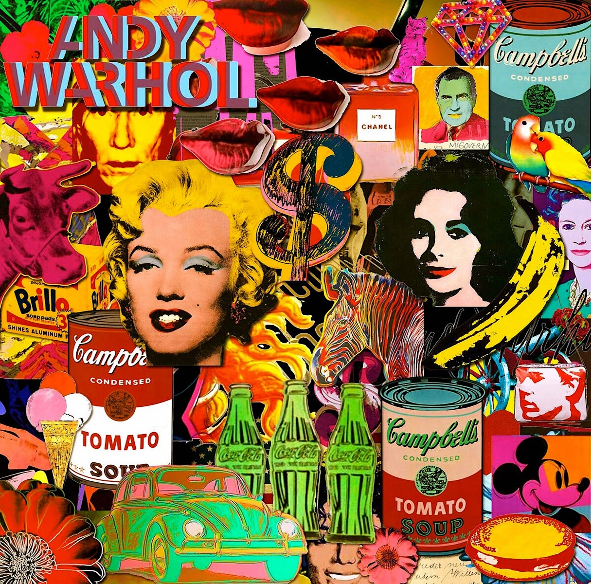 Andy Warhol Pop Collage