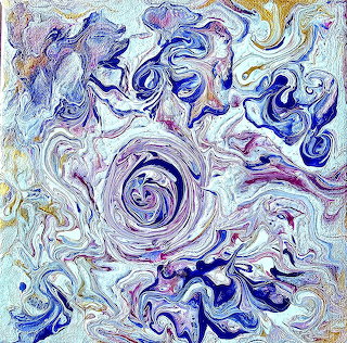 Purple Swirl Abstract