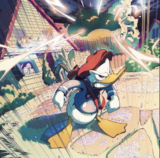 Donald Duck Action Scene