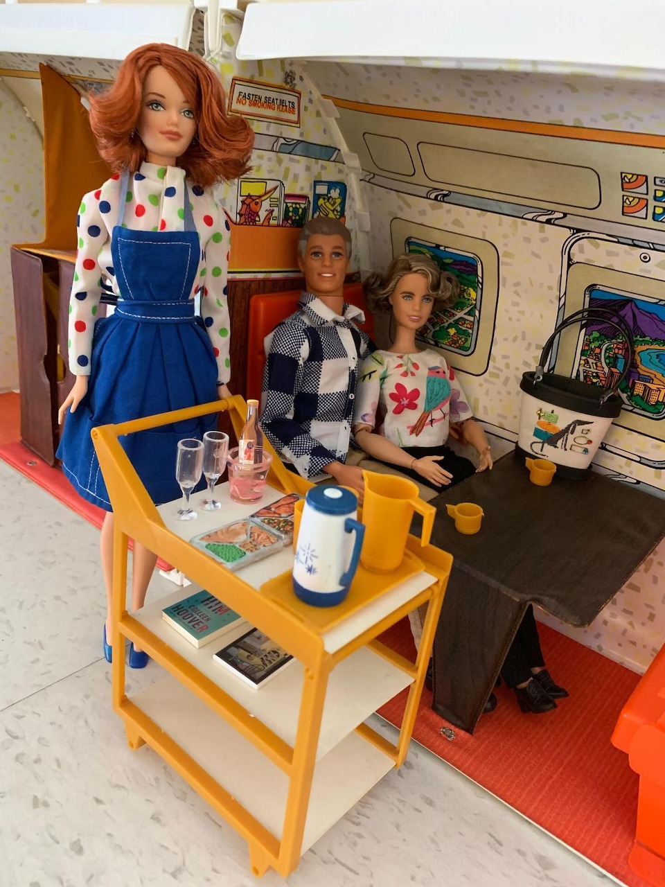 Barbie Doll Playset Scene