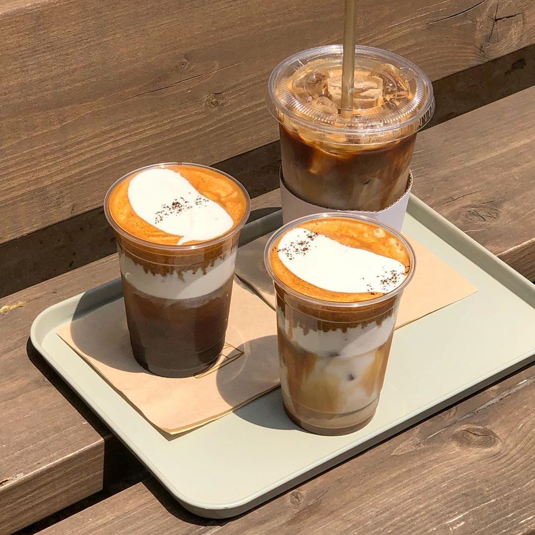 Iced Coffee Drinks Trio