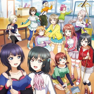 Anime schoolgirls painting and drawing in a bright art classroom with easels and supplies