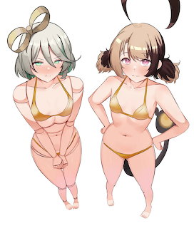 Hololive VTuber Bikini Illustration