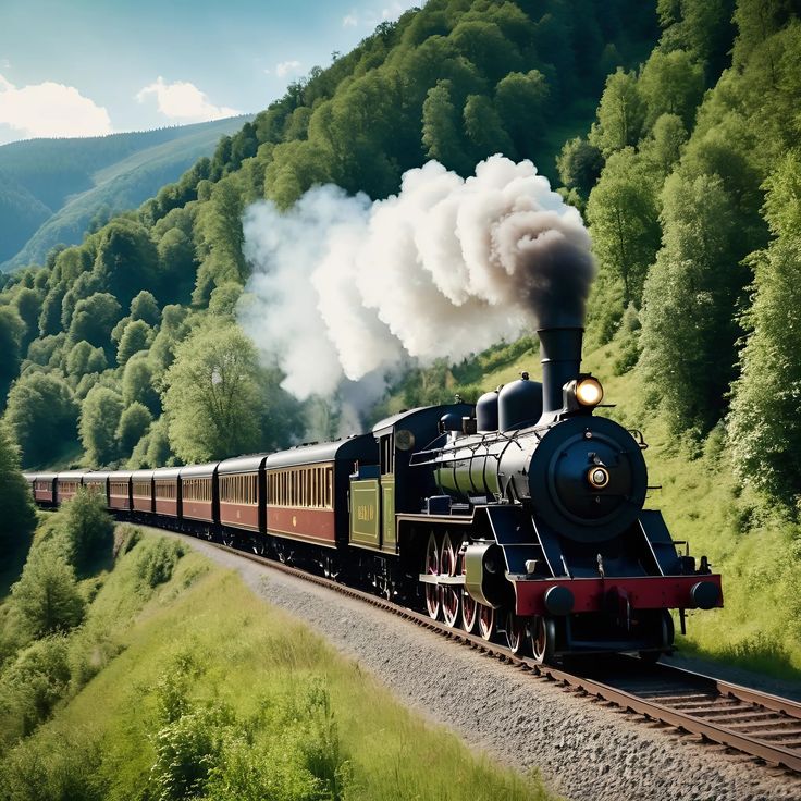 Old Steam Locomotive