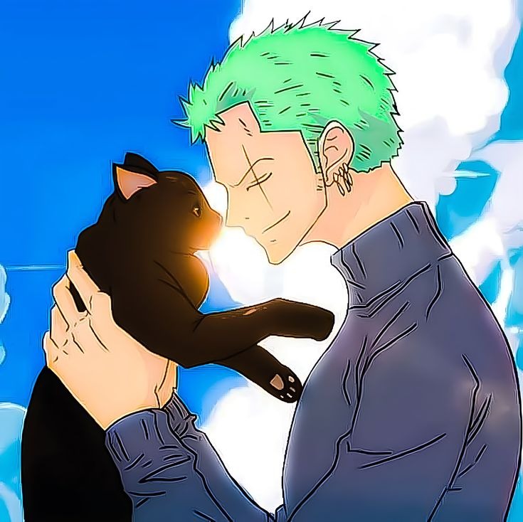 Zoro with Cat