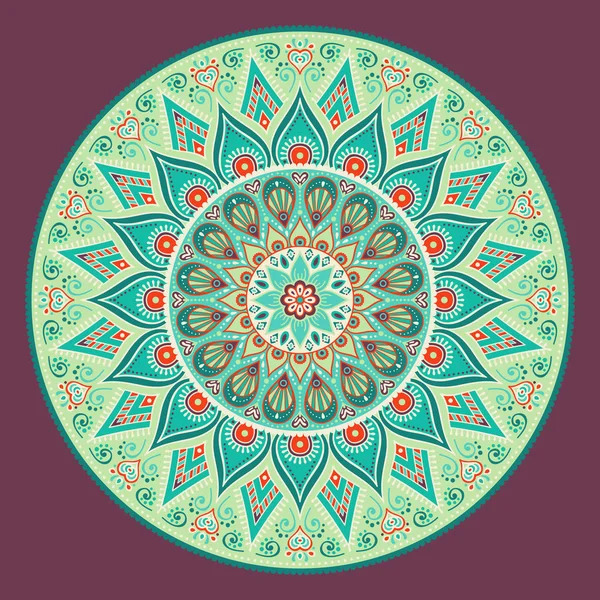 Turquoise Mandala Art