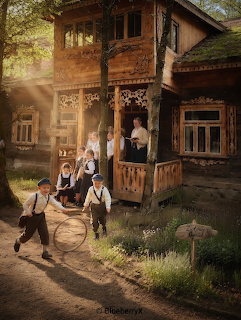 Old Village School Children