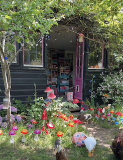 Cozy Back Yard Garden Shed
