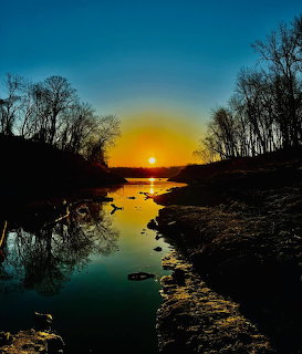 Sunrise Over Creek