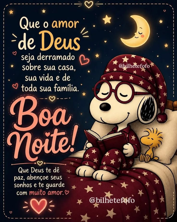 SnopyBoa Noite Goodnight