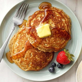 Brown Sugar Oatmeal Pancakes