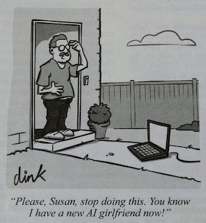Digital Age Romance Cartoon