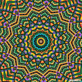 Colorful Geometric Mandala
