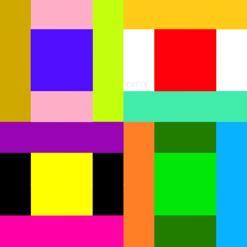 Abstract Color Block Grid