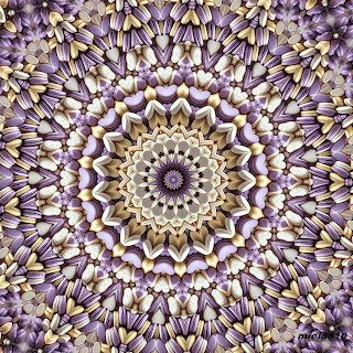 Purple Gold Mandala