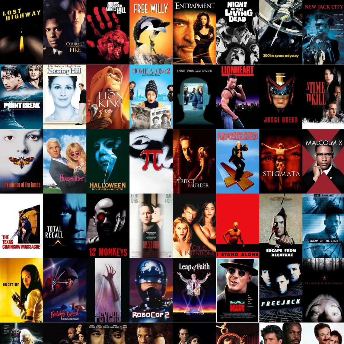 Movie Posters Collage