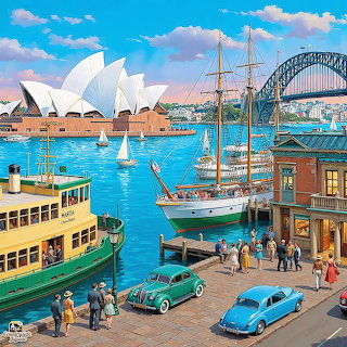 Sydney Harbour Scene