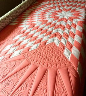 Pink Geometric Quilt