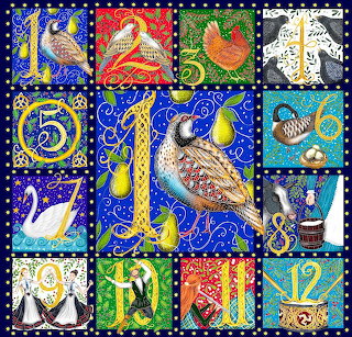 Twelve Days of Christmas Collage