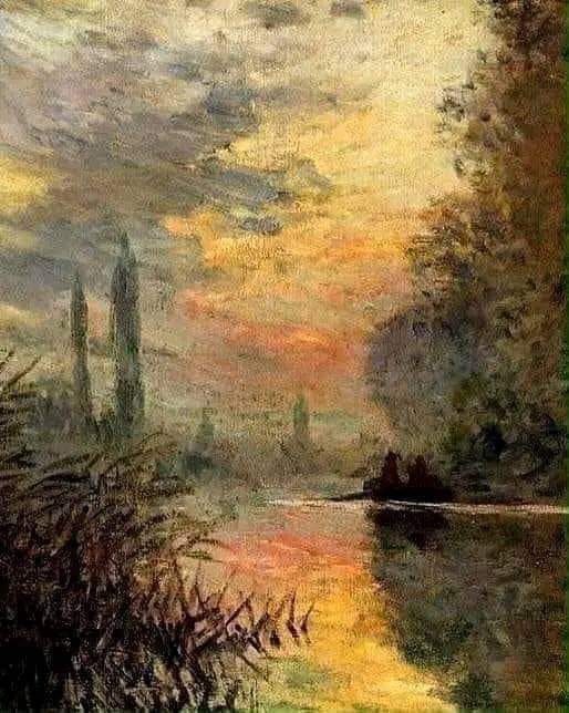 Monet River Sunset