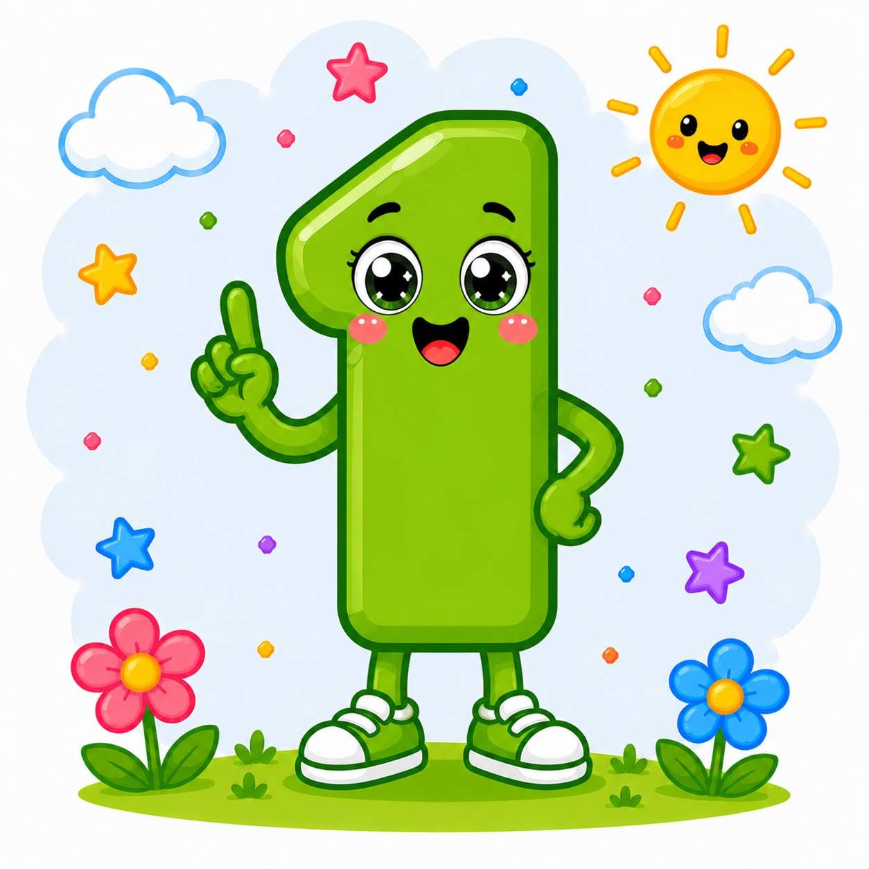 Number One Cartoon Character