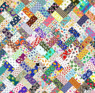 Colorful Patchwork Quilt Pattern