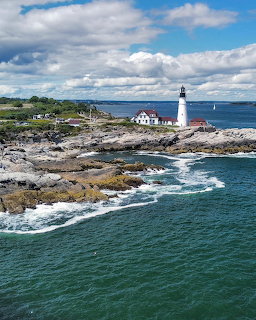 Coastal Lighthouse Rocky Shore