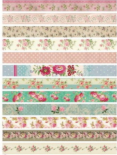 Floral Pattern Strips