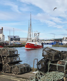Eyemouth Harbour Fishing Boat