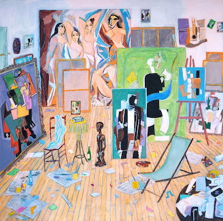 Artist Studio Painting
