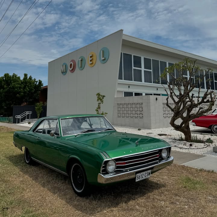Green Vintage Car